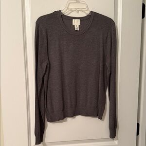 H&M Charcoal Crew Neck Sweater